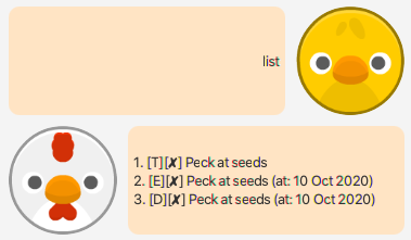 A list of tasks is displayed